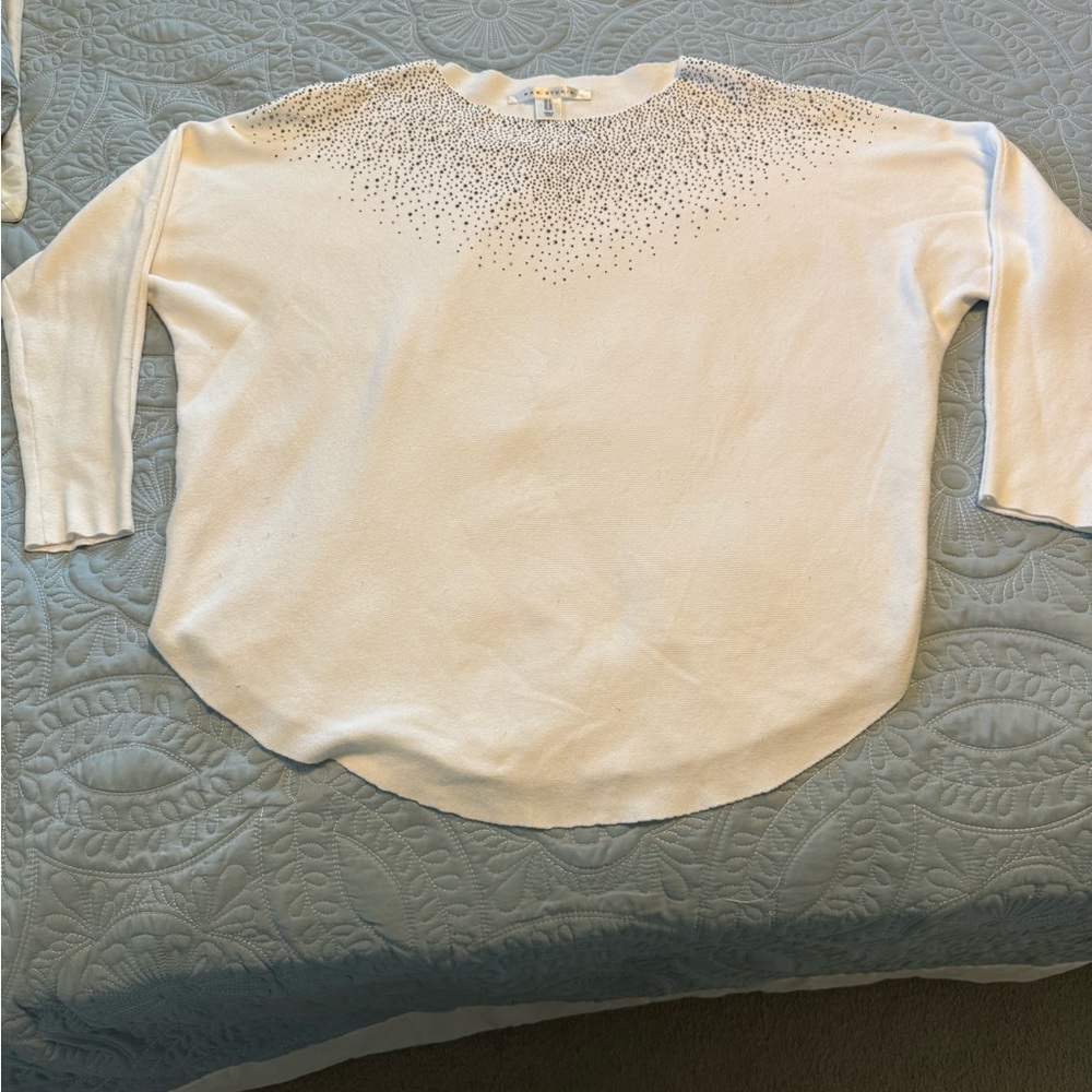 Max Studio Size 1X Sweater with Silver Studs. Very Good Condition.